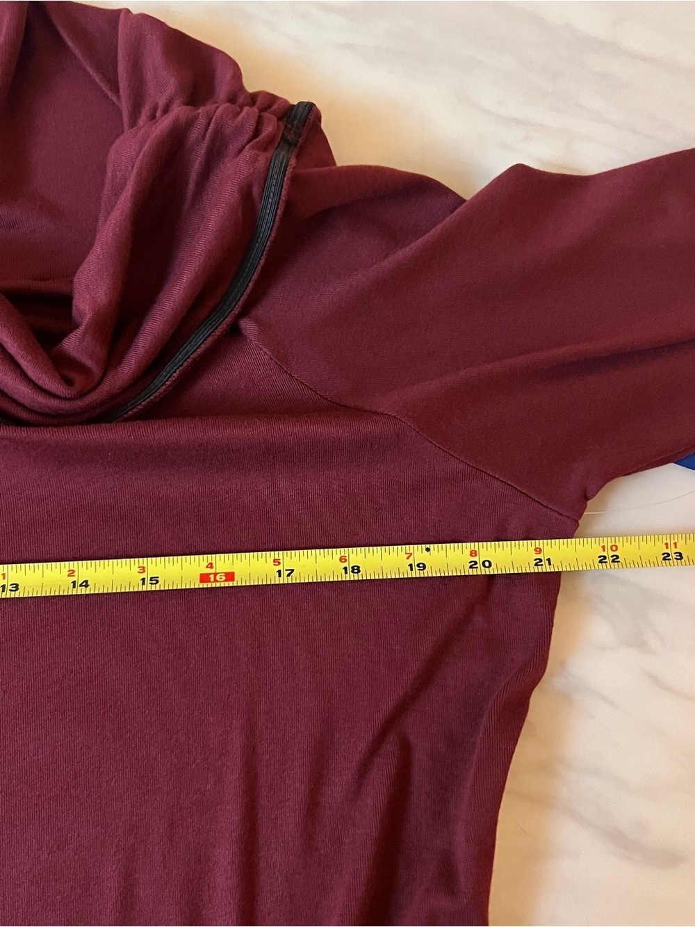 NWT Arizona Jean Co Zinfandel Cowl Neck Bubble Hem Dress XXL 3/4 Sleeve - Picture 6 of 7